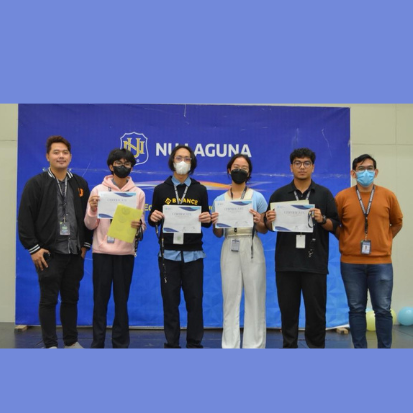 Team Launchpad's photo after securing the third place on a hackathon